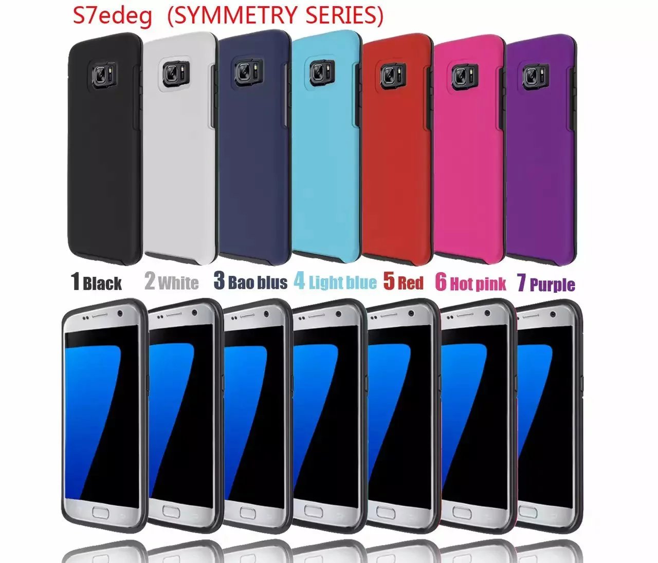 1:1 high copy otter box Symmetry case for samsung s7/s7 edge